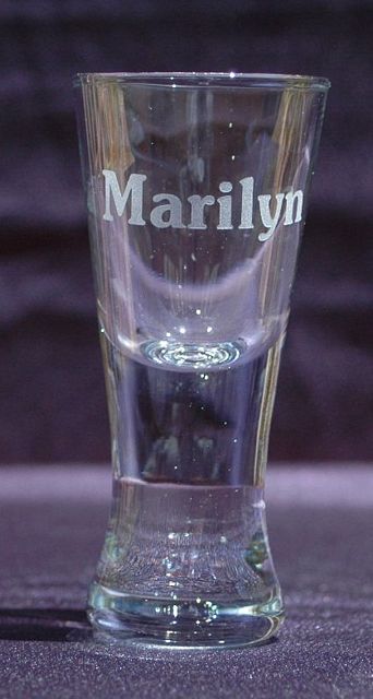 Shooter Shot Glass Personalized with One Name